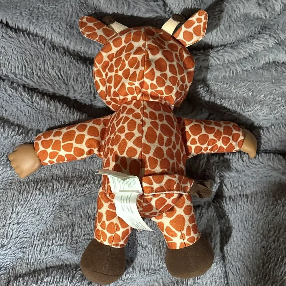 Cabbage Patch Kids Cuties Giraffe Plush Doll 9 Inch Orange Purple CPK Toy
